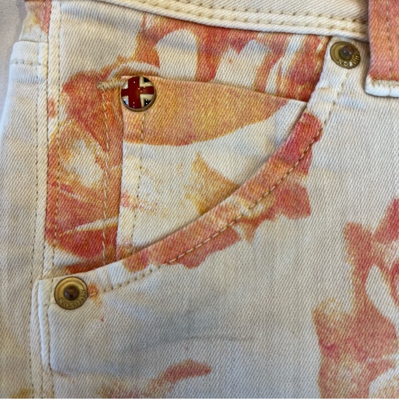 Hudson Collin Crop Floral Skinny Stretch Denim Jean Size 24 EUC - Picture 8 of 16